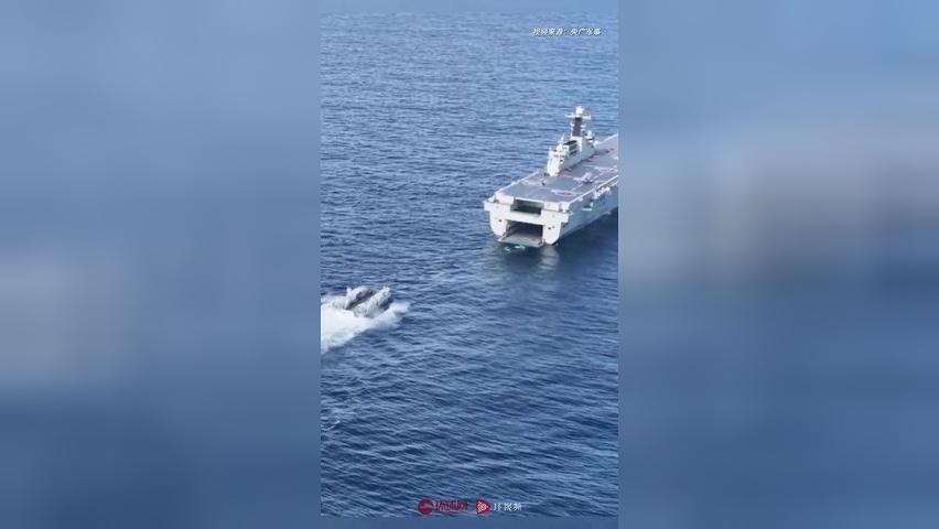 乘风破浪！气垫艇海上踏浪出击太帅了