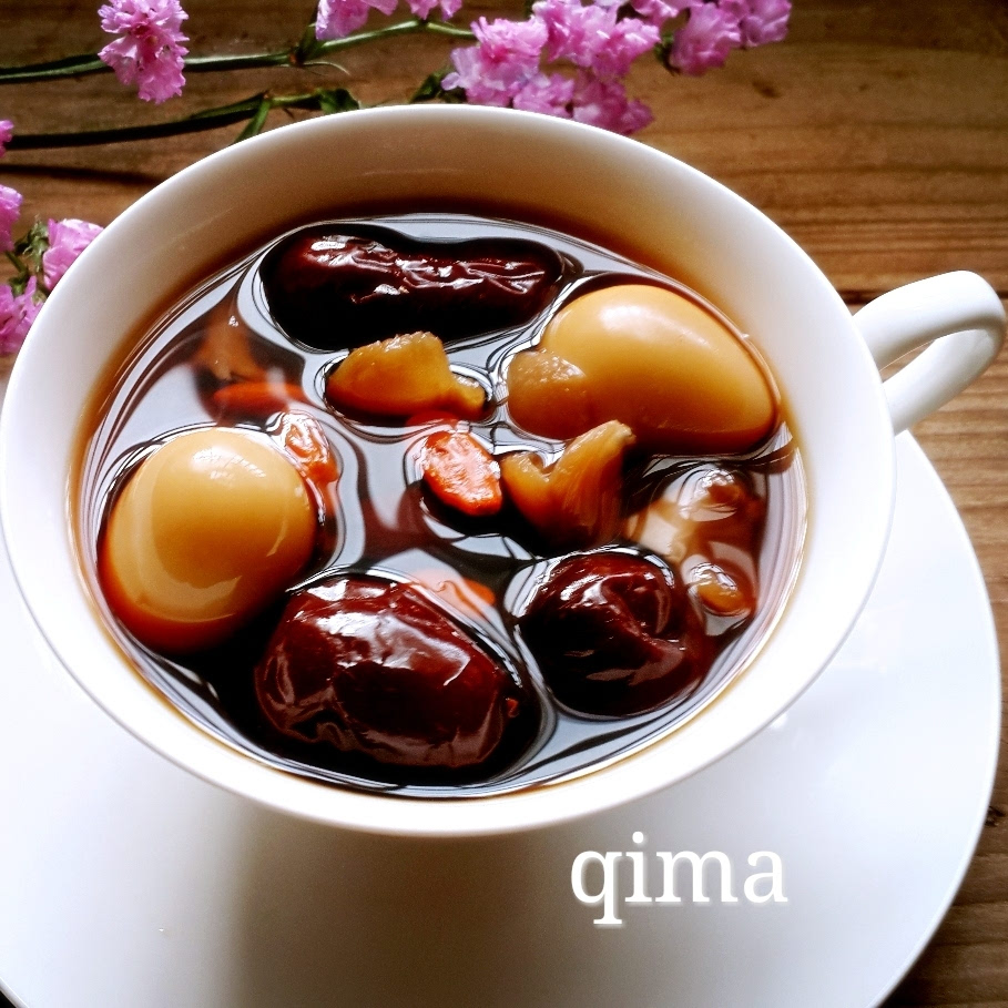 白里透红养颜品 鹌鹑蛋桂圆红枣汤