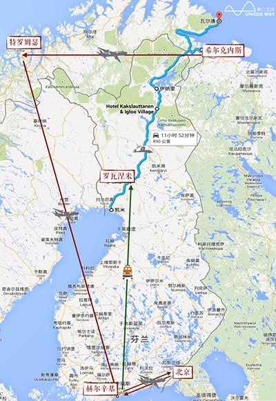 天上的妙曼:拉普兰极光之旅经典行程