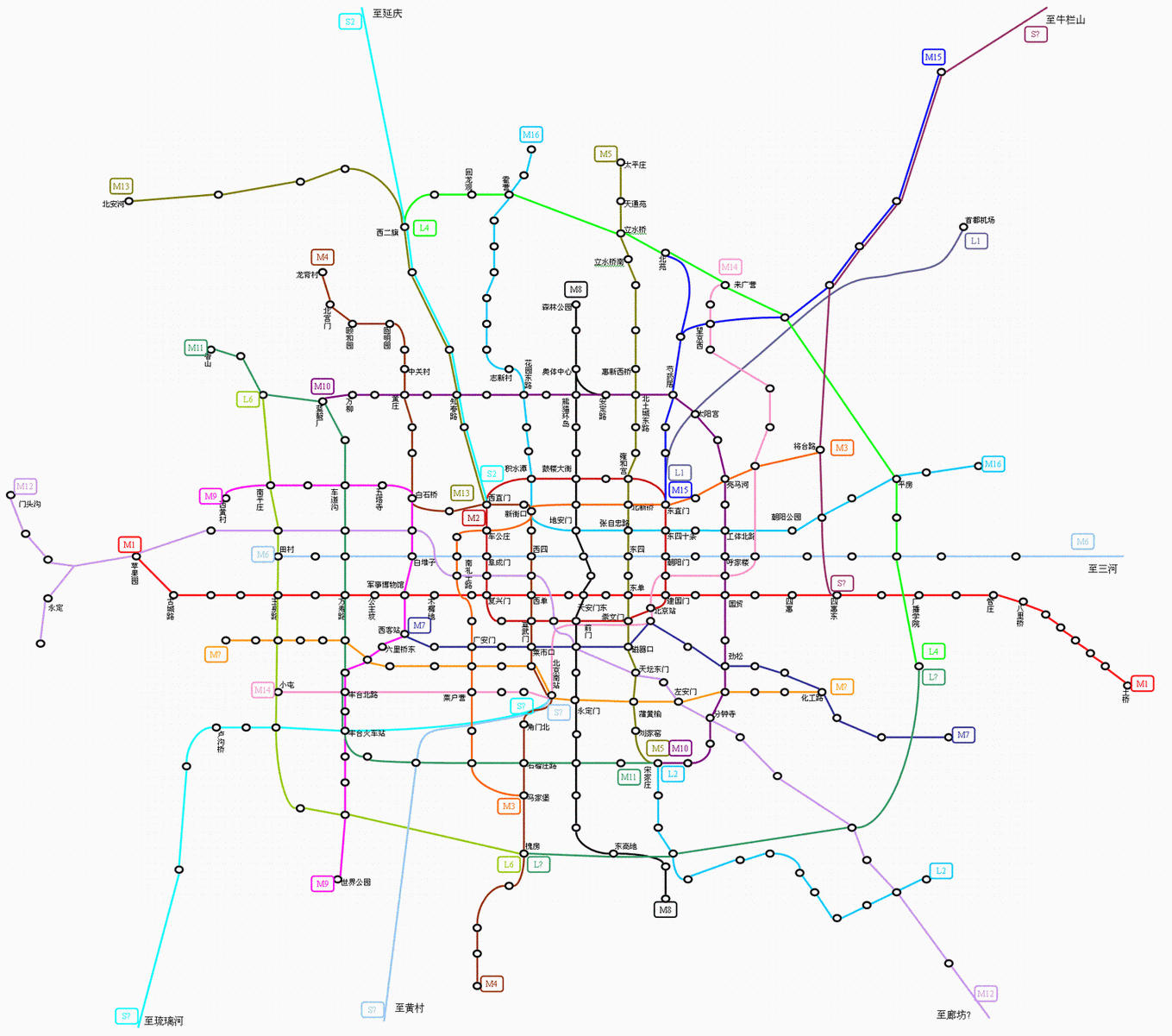 北京至涿州地铁规划图图片