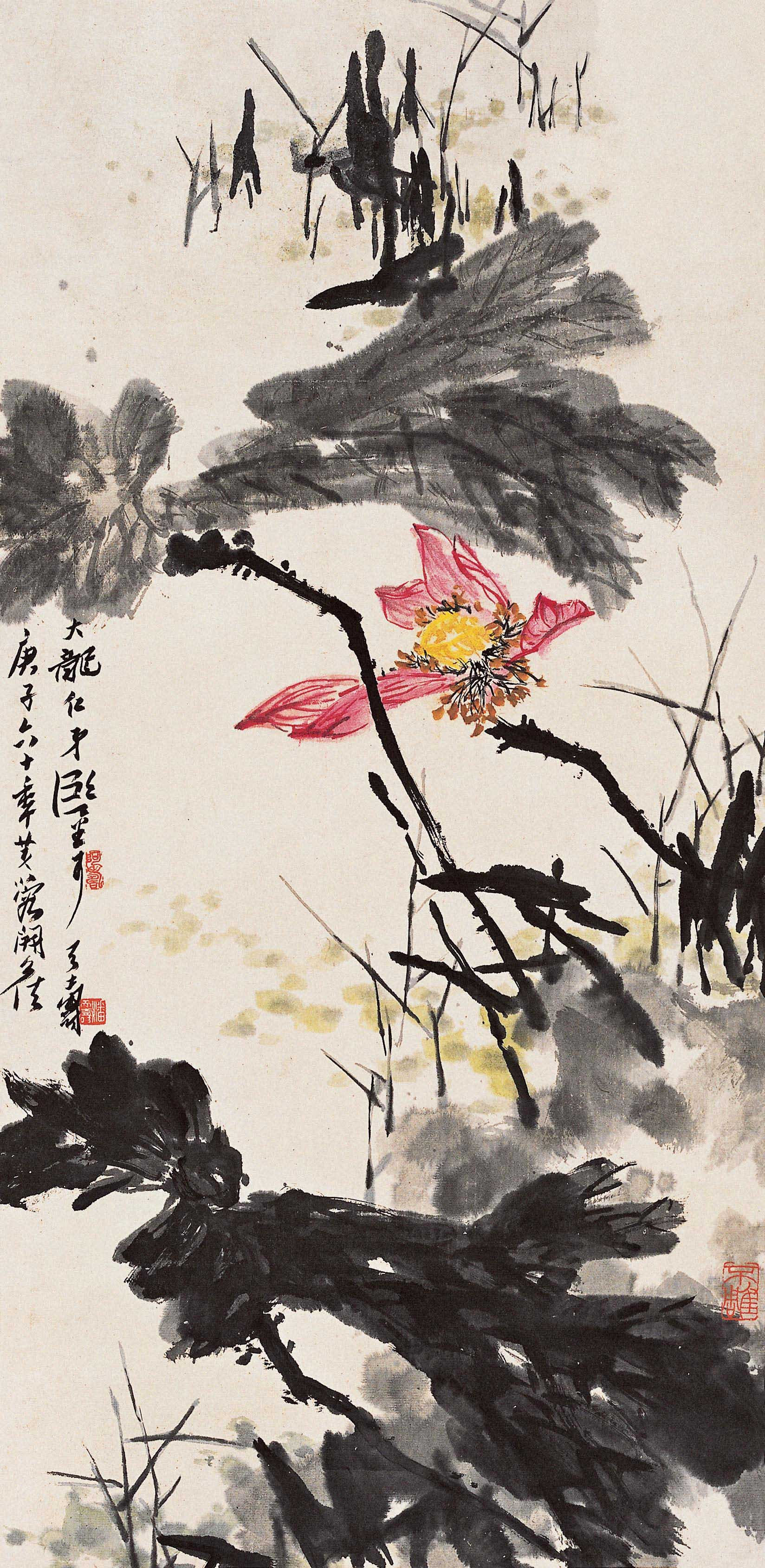 潘天寿花鸟画代表作图片