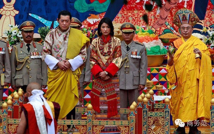 土豪金婚礼闪瞎了不丹国王的婚礼才是童话