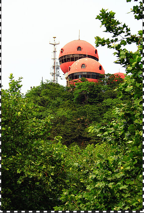 青岛信号山观景台图片