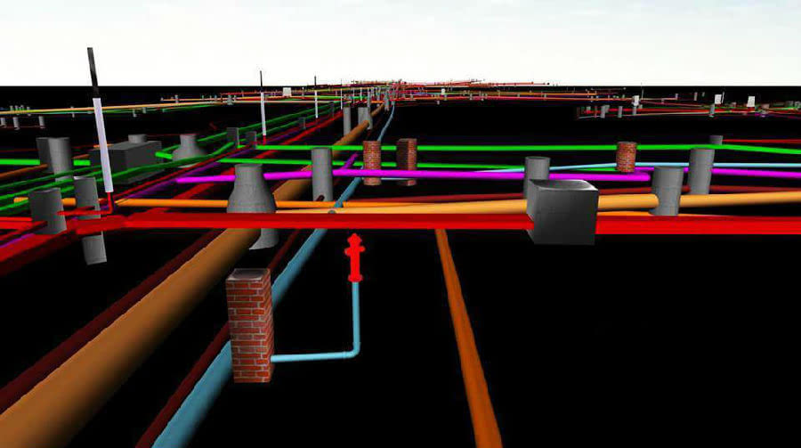 青島建成3d管線系統 地下佈局一目瞭然