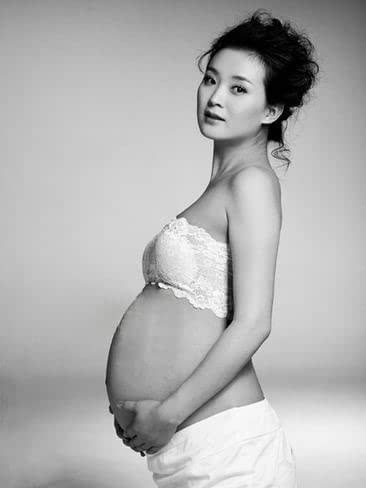 曹颖怀孕图片
