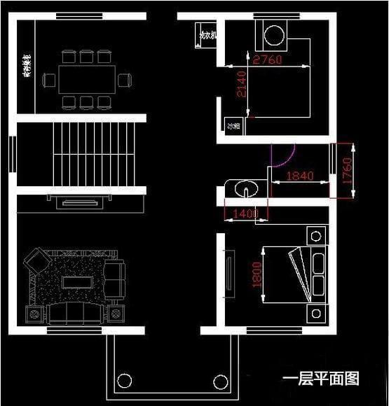 设计的cad平面图纸 三维效果图