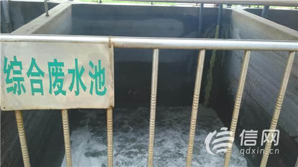 电镀污水处理厂的废水原水池信网6月28日讯空港工业园污水乱排,美高