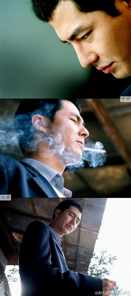 韩国明星抽烟图片