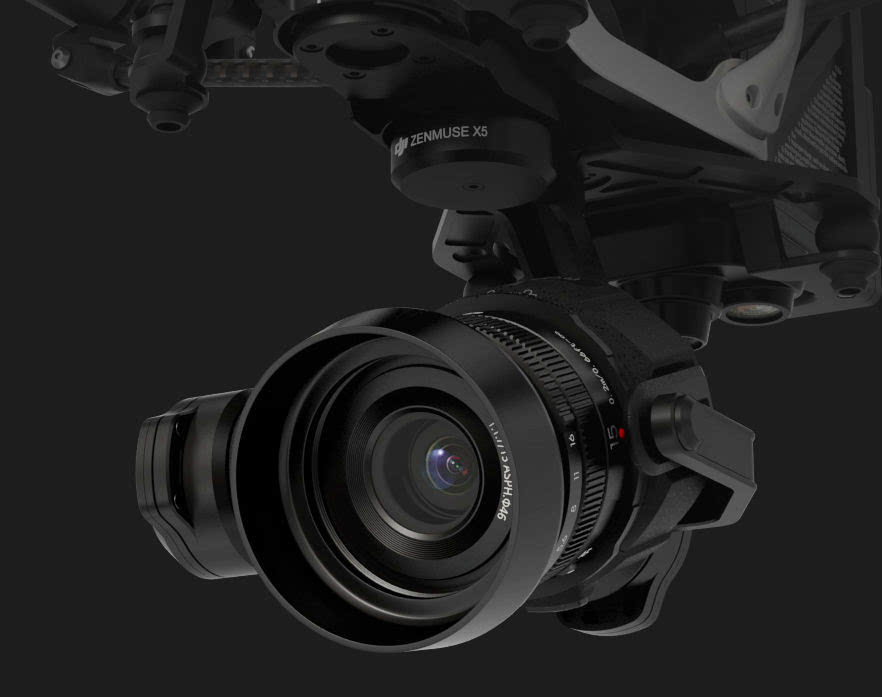 dji大疆创新发布禅思x5系列专业级微型43航拍相机