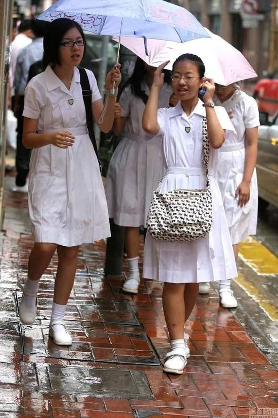 中国校服变化图片