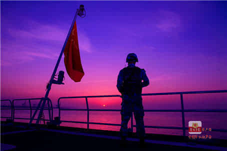 中国海军背影图片