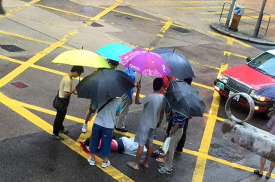 據香港《大公報》報道,香港土瓜灣道與落山道交界近日發生交通意外