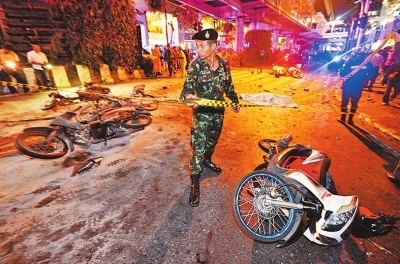 曼谷连环爆炸案图片