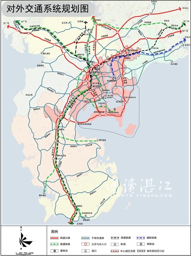 湛江市城市综合交通体系规划20142030草案公示
