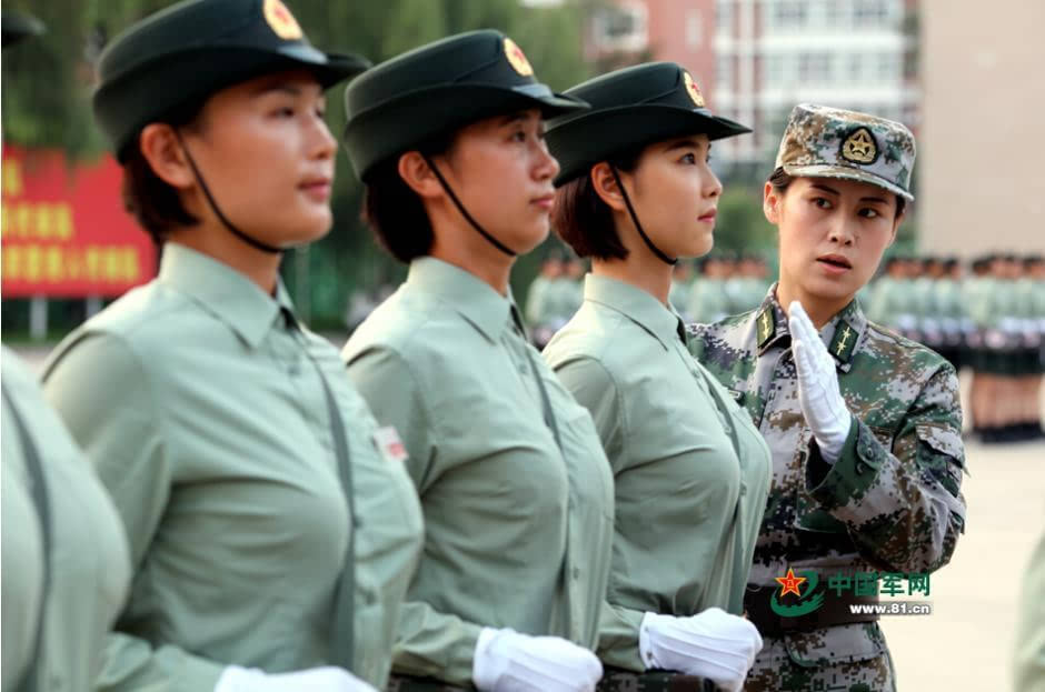 英姿挺拔!探访抗战阅兵唯一女兵方队