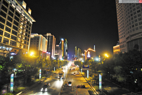 开福区夜景图片