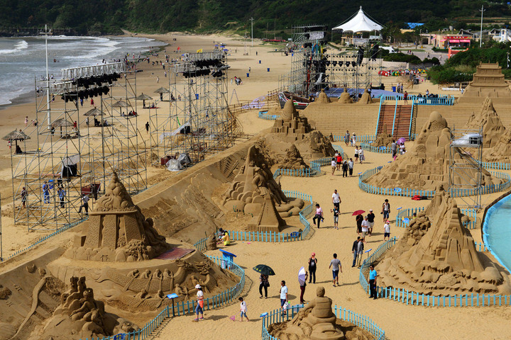舟山国际沙雕节沙雕作品先睹为快