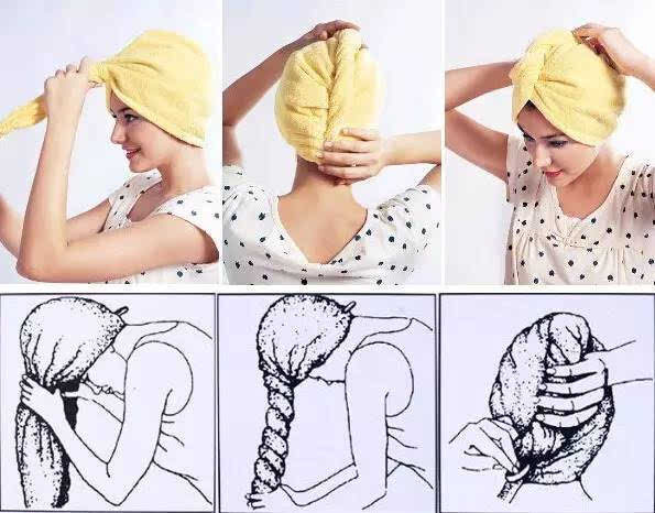 干发巾使用方法图解图片