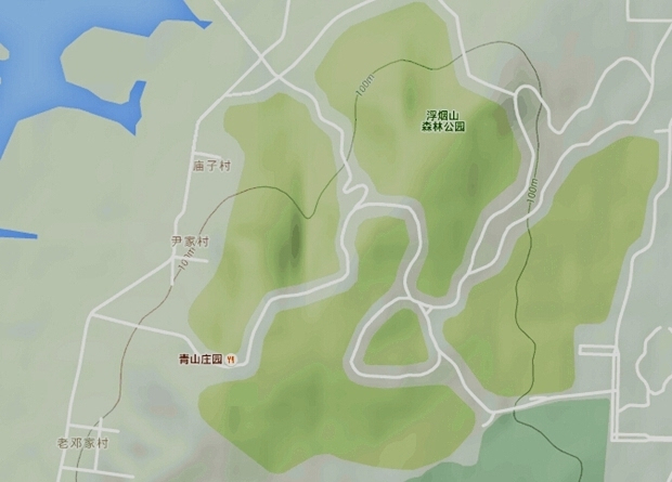 浮烟山森林公园地图图片