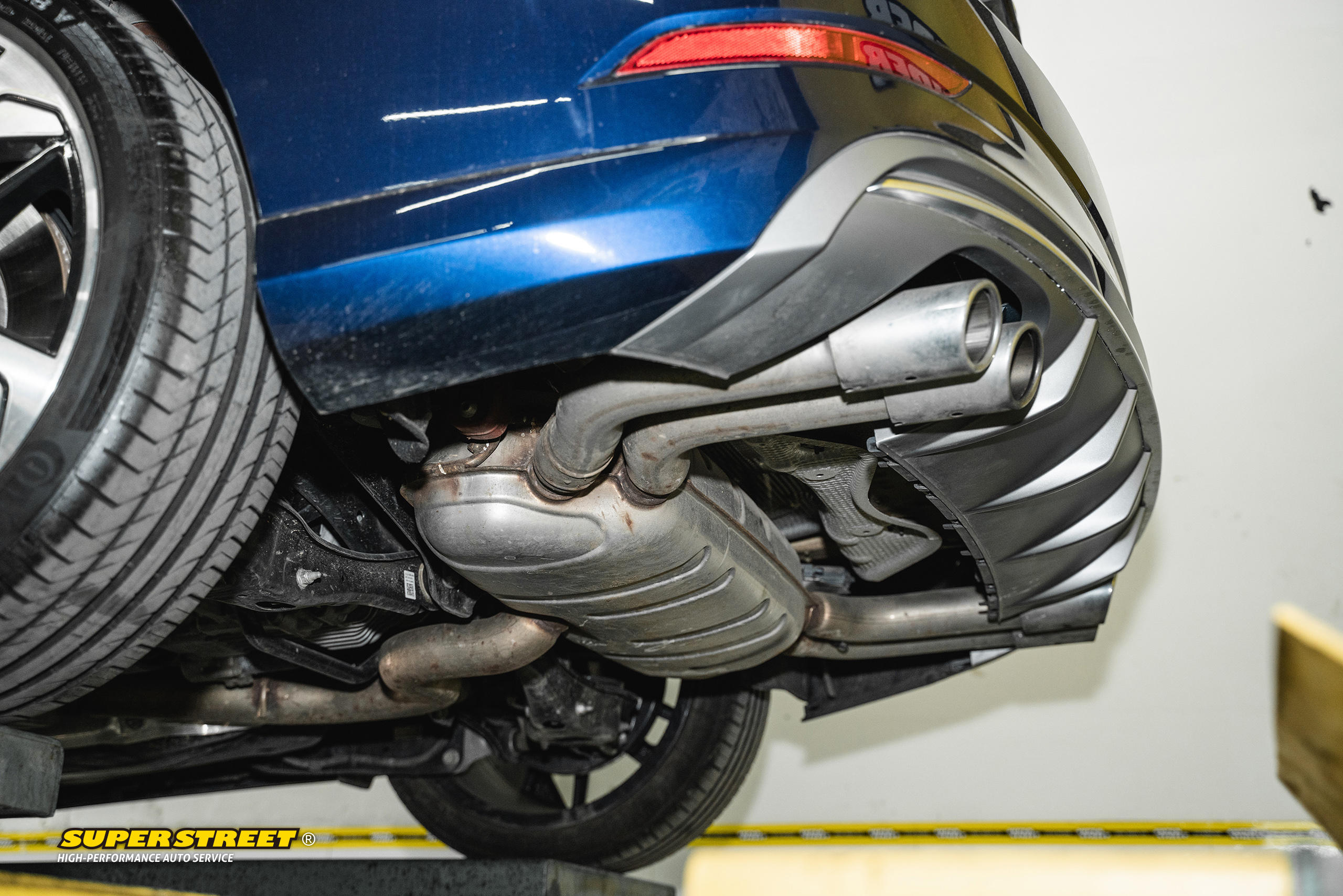 狼头排气奥地利手工制作,奥迪s3改装remus中尾段阀门排气