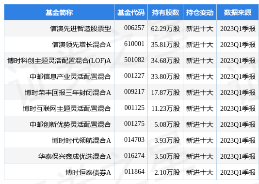 华夏能源革新股票A的重仓股曝光，惊艳投资者