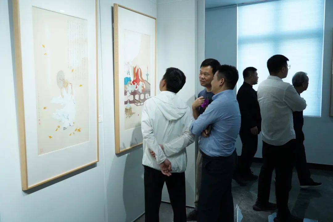 丹青供养—李巍松工笔重彩精品展在42工坊艺术馆圆满开幕