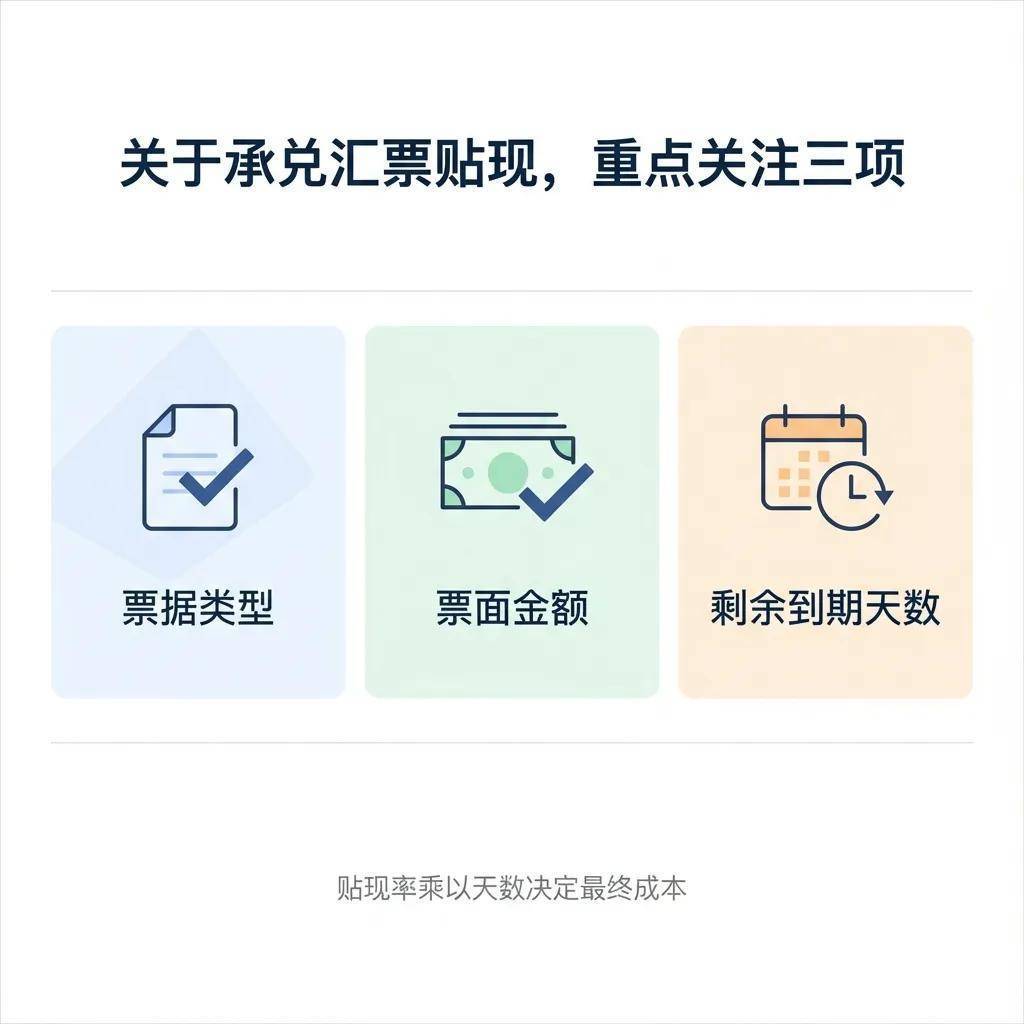 1 分钟搞懂承兑汇票贴现：扣多少钱？银票商票贴现利率一文算清楚
